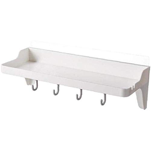 N/A Towel rack - Towel Bar Single Rod Towel Rack with Hook Wall Mount Bathroom Towel Holder