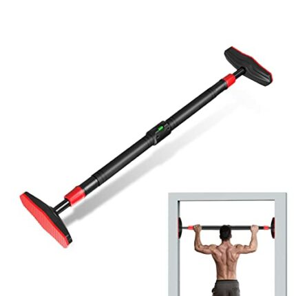 Pull Up Bar for Doorway, No Screws Chin Up Bar Adjustable Dip Bars for Home Gym Exercise Fitness, 200 KG Strength Training Equipment | 71-105cm