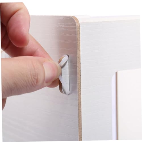 Hajimia Detachable Wooden 4 Sections Storage Rack,CD Stand DVD Stand CD Storage DVD Storage CD Holder DVD Holder Media Box Shelf Bookshelf Table