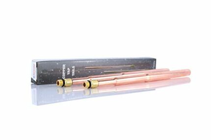 Wärmer System M10 x 15mm Copper Tap Tails for Monobloc, Basin and Sink Mixers,Tap Tails Connector for Mixer Taps,Flexible Tap Tails Replacement