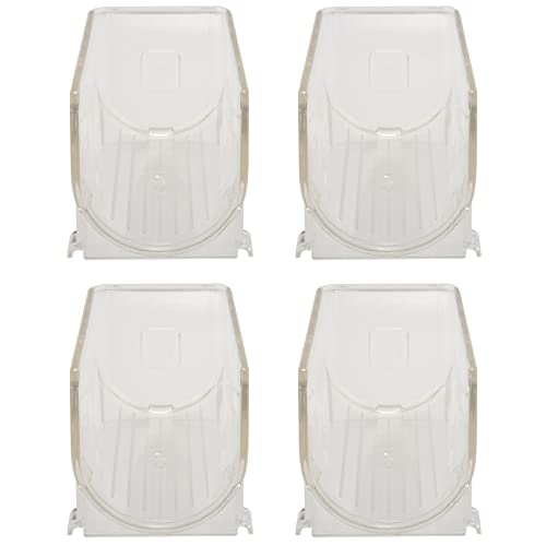 Hacbop 4Pack Refrigerator Organizer Rack Stackable Wine Holder Bottles Display Shelf Fridge Kitchen