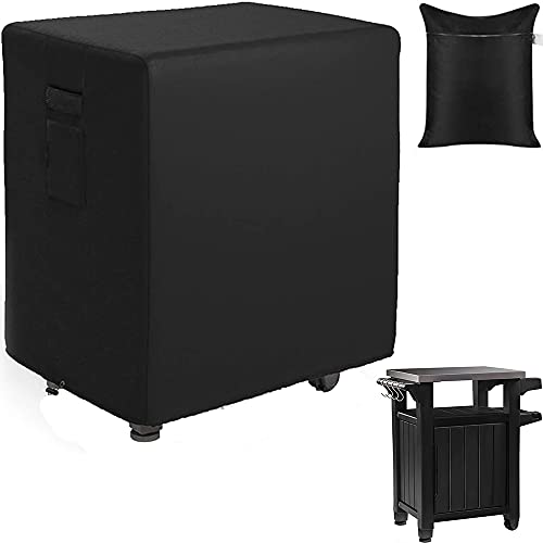 UCARE Outdoor Prep Table Cover Compatible with 35in/55in Keter Unity XL Portable Outdoor Table/ Storage Cabinet Cover Waterproof Grill Accessorie