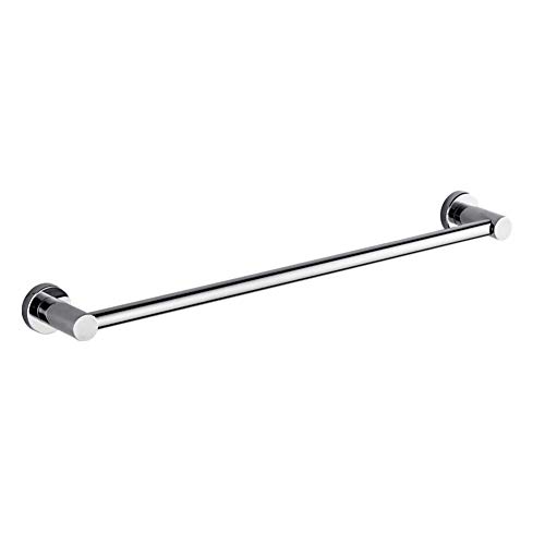 HIGOH Towel Rack Simple Shelf,Single Rod Stainless Steel Polished Finish Wall Mount Towel Hanger for Bathroom Kitchen/s/60Cm