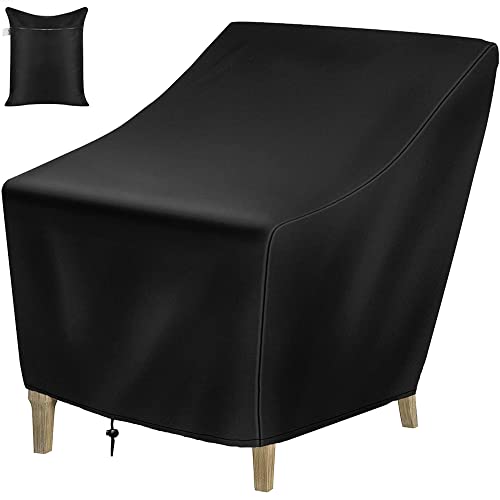 Patio Chair Cover Outdoor Skyour Waterproof Single Lounge Deep Chair Sofa Furniture Protector Covers for Backyard Veranda Lawn Garden (2)