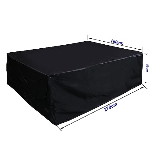 Ogeenier Furniture Cover Set for Garden 420D Oxford, Waterproof, Windproof and Dustproof Garden Furniture Cover 270*180*89cm