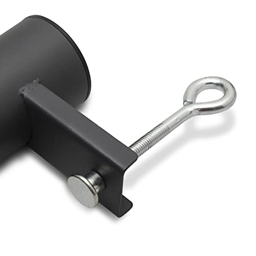 Trustaloa Umbrella Clamp Holder - Strong Steel Parasol Clip - Complete with Small Plastic Umbrella Grain