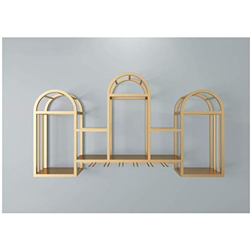 Metal Wrought Iron Wall-Mounted Wine Glass Holder Creative Living Room Display Storage Storage Champagne Glass Wine Glass Goblet Holder Bracket W