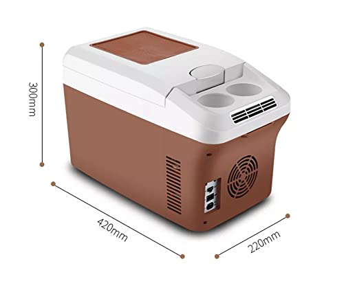 SPLAWN Portable Car Fridge Freezer, 12V/24V Household Refrigerated Portable Small Freezer, 15L Compact Compressor Car Refrigerator, Suitable for