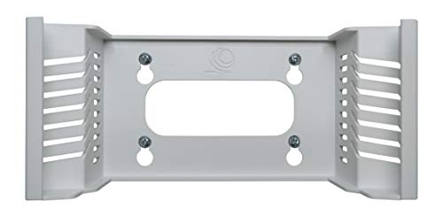 Q-View Latest Sky Q Booster Wall Mount Bracket (White) - Made in the UK - by Q-View (SE210UK, Plastic)