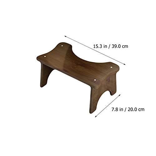 DOITOOL Wooden Toilet Stool Toilet Foot Stool Squatting Toilet Stool for Toddler Wood Bathroom Step Stool Portable Bathroom Squatting Urinal for