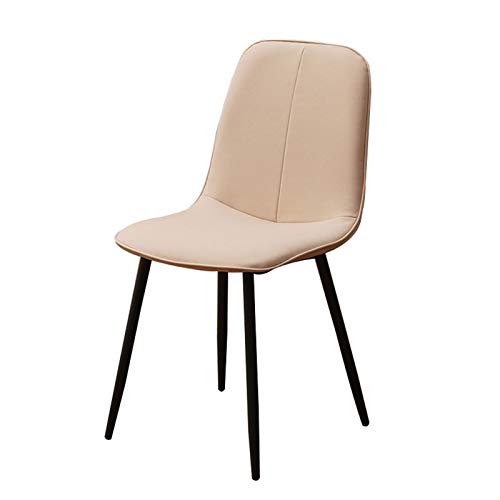 dining chair Kitchen Dining Room Furniture Chairs Faux Matte Suede Leather Dining Chairs For Living Room Terrace Office Kitchen Lounging (Color :
