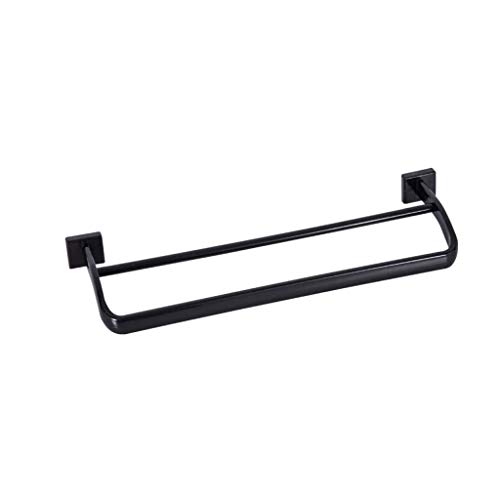 N/A Wall Mounted Towel ,Wall Hanging Bathroom Towel Rack Pole Bathroom Bathroom Rack Toilet Storage Rack (Color : Wit)