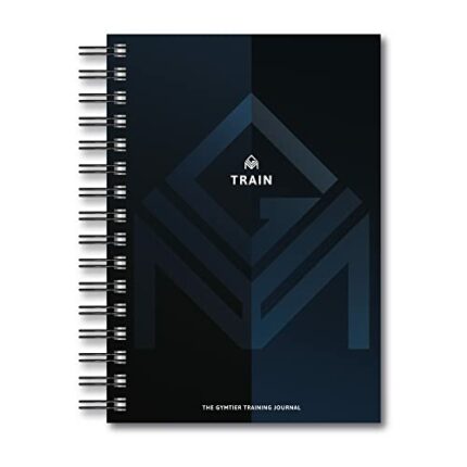 GYMTIER Workout Training Journal - A5 Gym Fitness Log Diary - 200 Pages Track your workouts - One Rep Max Tracker - Body Weight Goals & Tracking