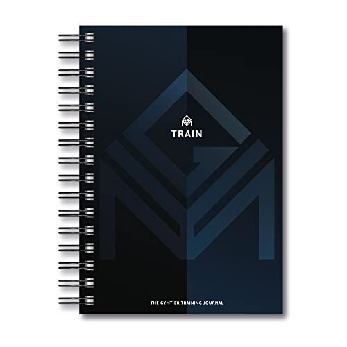 GYMTIER Workout Training Journal - A5 Gym Fitness Log Diary - 200 Pages Track your workouts - One Rep Max Tracker - Body Weight Goals & Tracking