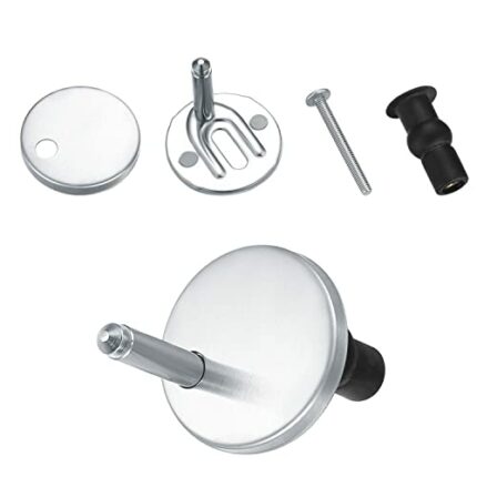 1 Pairs Toilet Seat Hinges Fixings Kit, Quick Release Top Fix Toilet Seat Fittings Universal, Stainless Steel Blind Hole Fixings Expanding Screws