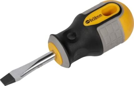 Roughneck ROU22151 Stubby Screwdriver - Slotted flared 6x38mm