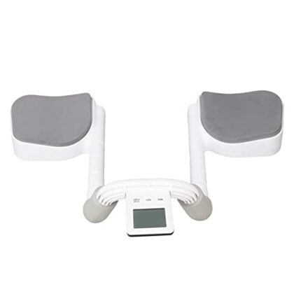 Plank Exercise Core Trainer,Multifunctional Plank Equipment Timing Display Adjust Angle Width Prevent Slip Core Trainer (White)