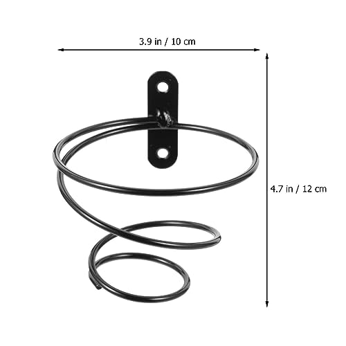 Kichvoe Wine Bottle Holder Wine Bottle Holder 2pcs Wall Mounted Wine Rack Spiral Wine Bottle Display Holder Metal Hanging Wine Rack Organizer for