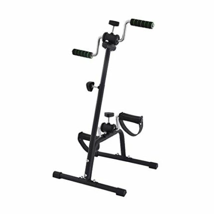 N/A Indoor Mini Fitness Exercise Bike Treadmill Vertical Bicycle Handrail Cycling Stepper Leg Pedal Trainer