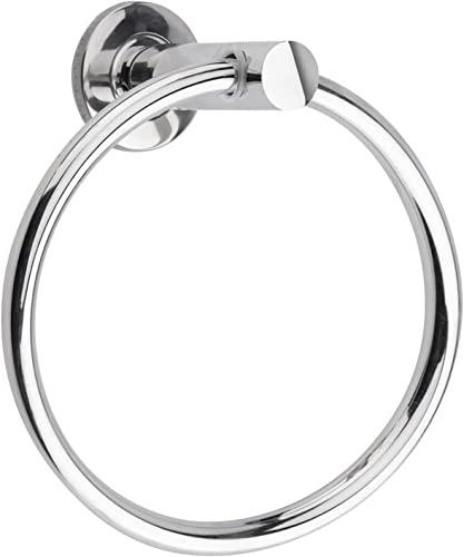 ALAMANIA Stainless Steel Towel Holder Ring16cm (6.3inch) With Fixing kit For Bathroom & Kitchen, Hand Towel Hanging Towel Hanger Wall Mounted(Cla