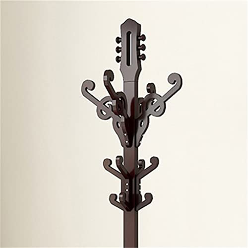 MJWDP Solid wood hanger floor bedroom creative coat rack bedroom corner home living room removable hanger