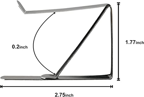Hiasan Tablecloth Clips 12 Pack Stainless Steel Table Cover Clamps Skirt Clips Table Cloth Holders