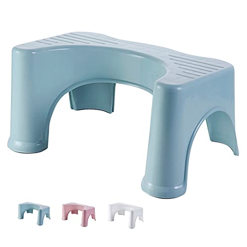 DevileLover 2 Pieces Toilet Stool 8” Bathroom Squatting Toilet Step Stool,| Relieve Constipation and Bloating