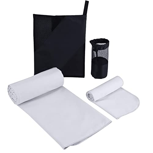 FUNMILY Microfiber Sports Towel for Exercise, Fitness, Can Be Used During Exercise Treadmill, Can Be Used As a Gift for Family(2 Piece)