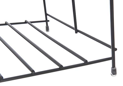 FiNeWaY Nostalgia Milk Bottle Holder Wire Tidy Crate Rack Carry Carrier Doorstep Store Drink Kitchen Storage Organiser Caddy With Integrated Hand