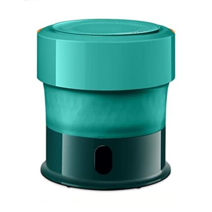 XYZMDJ Convenient Folding Washing Machine Household Mini Dryer Panties Clothes Small Socks (Color : Green)