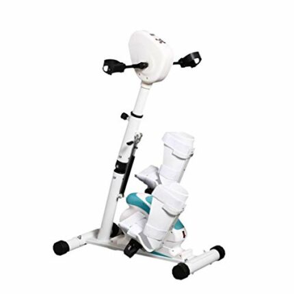 LUNEZY Pedal Trainer Electronic Physical Therapy Rehabilitation Stationary Fitness Bike,Arm and Leg Exerciser Machine for Handicap Disabled Strok