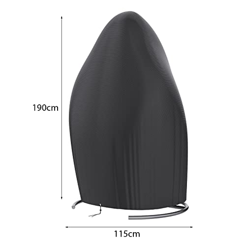 Estefanlo Egg Chair Cover Waterproof Heavy Duty Hanging Egg Chair Covers