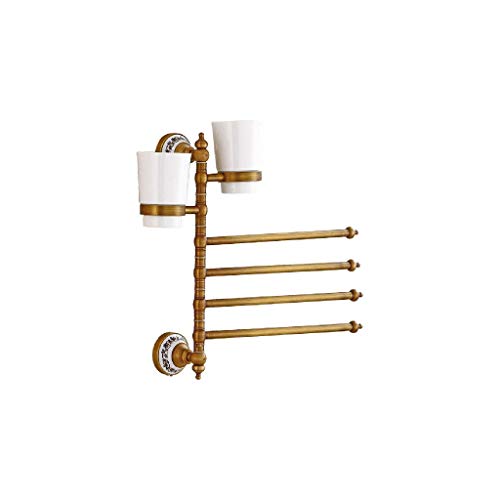 N/A Rotating Towel Rack-Swivel Towel Rack ,Stainless Steel Swing Out Towel Bar ,Space Saving Swinging Towel Bar for Bathroom