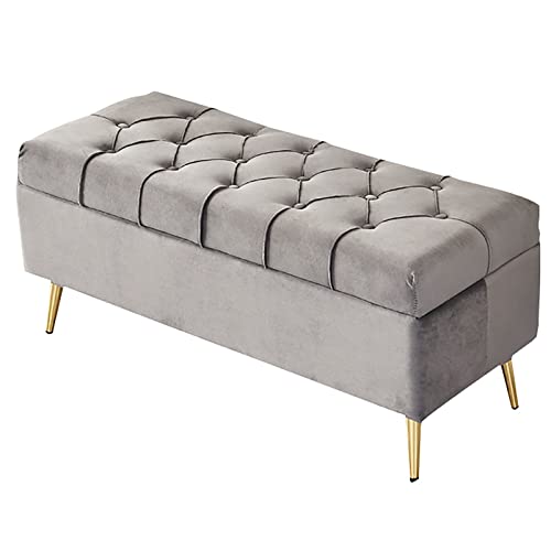 shoe storage bench ottoman Storage Benches Upholstery storage Ottoman bench, Rectangle End Of Bed Bench,Modern storage Bench Tufted Foot Rest Sto