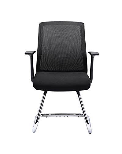 Office Hippo Desk Chair, Ergonomic Office Chair For Home & Office With Breathable Mesh Backrest, Fixed Arms For Comfort & Support, Computer Chair