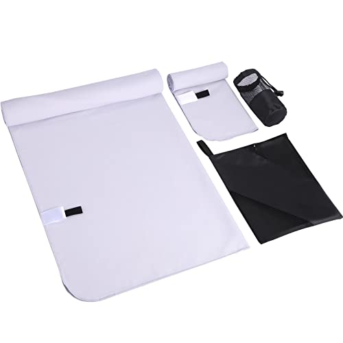 FUNMILY Microfiber Sports Towel for Exercise, Fitness, Can Be Used During Exercise Treadmill, Can Be Used As a Gift for Family(2 Piece)