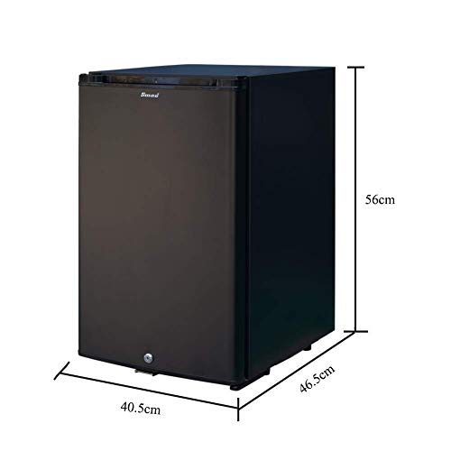 Smad 12v Fridge 40l, Campervan Fridge for RV Van Truck Camper Caravan, Quiet Freightliner Cascadia 12V Truck Refrigerator with Lock, 12v 240v Mot