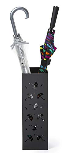 Mango Steam Square Tall 20" Umbrella Holder (Brollies Black)