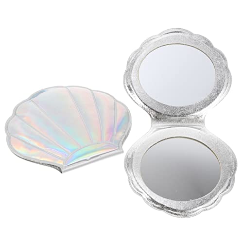FOMIYES 8 pcs Shell makeup mirror small purse mirror mini mirrors mini vanity mirror portable carry mirror double sided makeup mirror aesthetic v