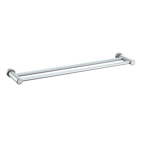 N/A Towel Rack-Bathroom Double Towel Bar Stainless Steel Bath Towel Rack Holder Wall Mount Bathroom Anti-corrosion Anti Fouling Towel Bar
