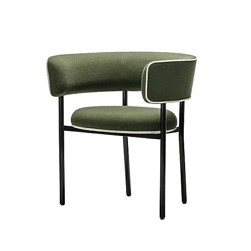 LUKEO Dining Chairs Restaurant Designer Leisure Chair Coffee Shopmoveis Para Casa Home Furniture (Color : D, Size : Light Grey)