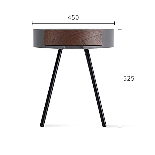 JYDQM Nordic Bedside Table Round Corners A Few Sides Sofa Side Table Minimalist Small Side Cabinet Bedroom Bedside