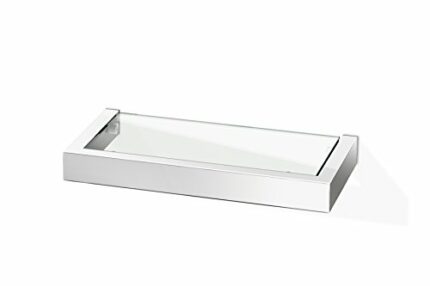 ZACK ESTANTE BAÑO 26,5x13,2 cm, Silver Metallic, 10.43 x 1 x 5.12 inches