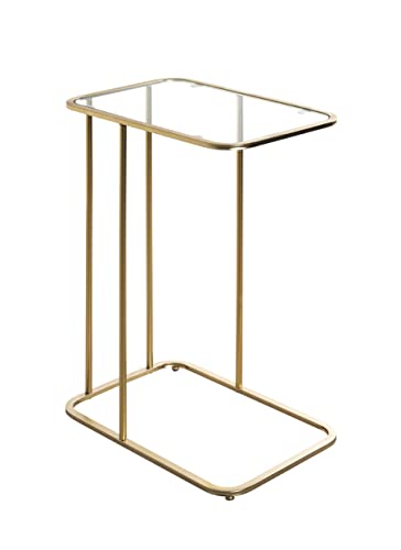 HAKU Möbel coffee table, metal, gold, W 45 x D 30 x H 65 cm