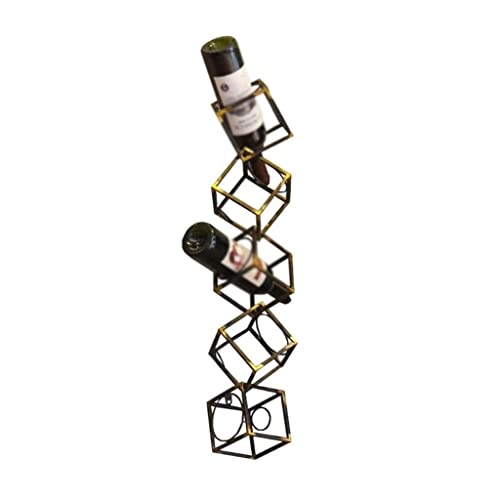 NEOCHY Iron Wine Rack, Wine Rack Wall Home Decoration Shelf Retro Restaurant Bar