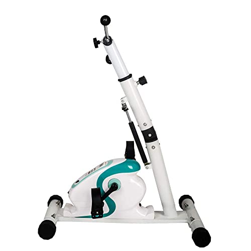 LUNEZY Electronic Physical Therapy Rehab Bike Trainer Exerciser Cycle Arm Leg Pedal Exerciser Bike Health Recovery Pedal Exerciser with Remote Co