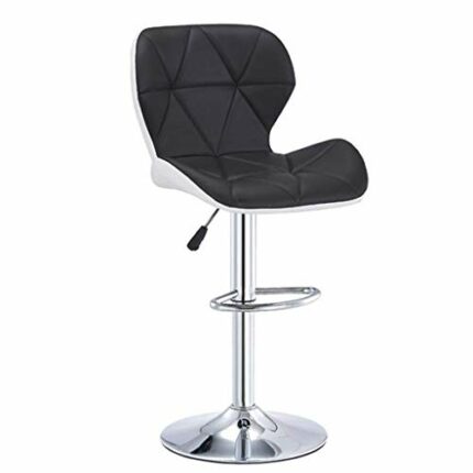 DINGZZ Bar Stools High Stool Vintage Bar Stool Iron Art High Back Bar Stool Kitchen Breakfast Suitable for Family and Business Dining Chair