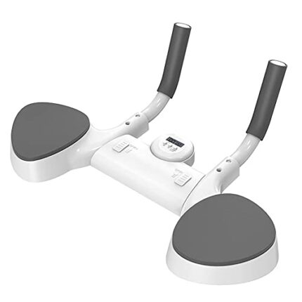 BETRAM Smart Plank Trainer, Portable Plank Abdominal Muscle Trainer, Multi-Function Timing Trainer with Timer, Home Fitness Equipment, Black whit