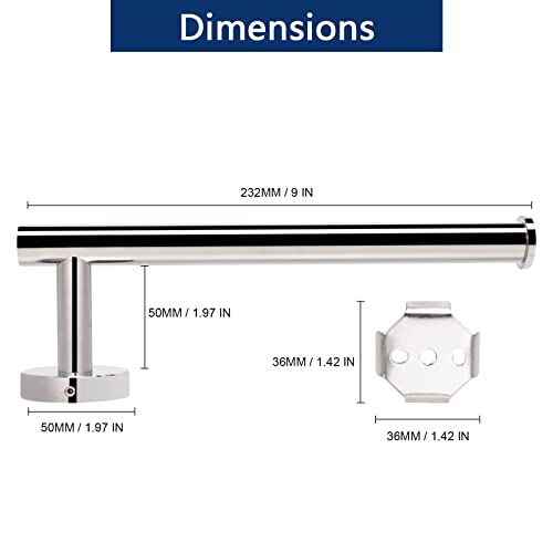 NearMoon Hand Towel Holder/Towel Ring, Thicken SUS304 Stainless Steel Hand Towel Bar for Bathroom, Rustproof Wall Mounted Towel Rack, Contemporar