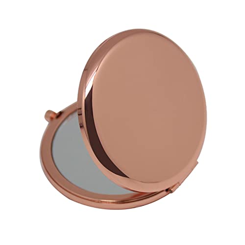 Jiakalamo Compact Folding Mirror Travel For Makeup Portable Party Double Sided Handheld,Travel Cosmetic Mirrors for Pocket, Purse or Wallet, Port